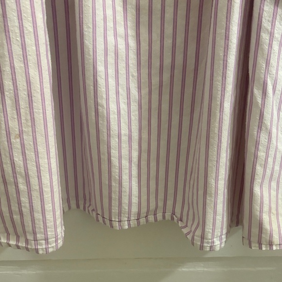 Petite Plume Lavender Striped Women's Charlotte Nightgown - Picture 10 of 10